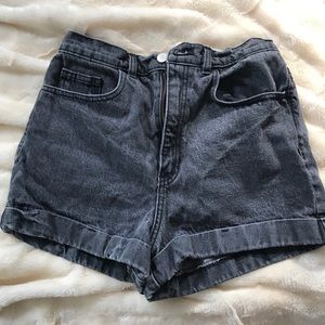 Super High Waisted Denim Shorts